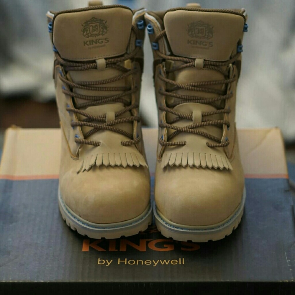 King's 6" Leather Steel Toe Boots